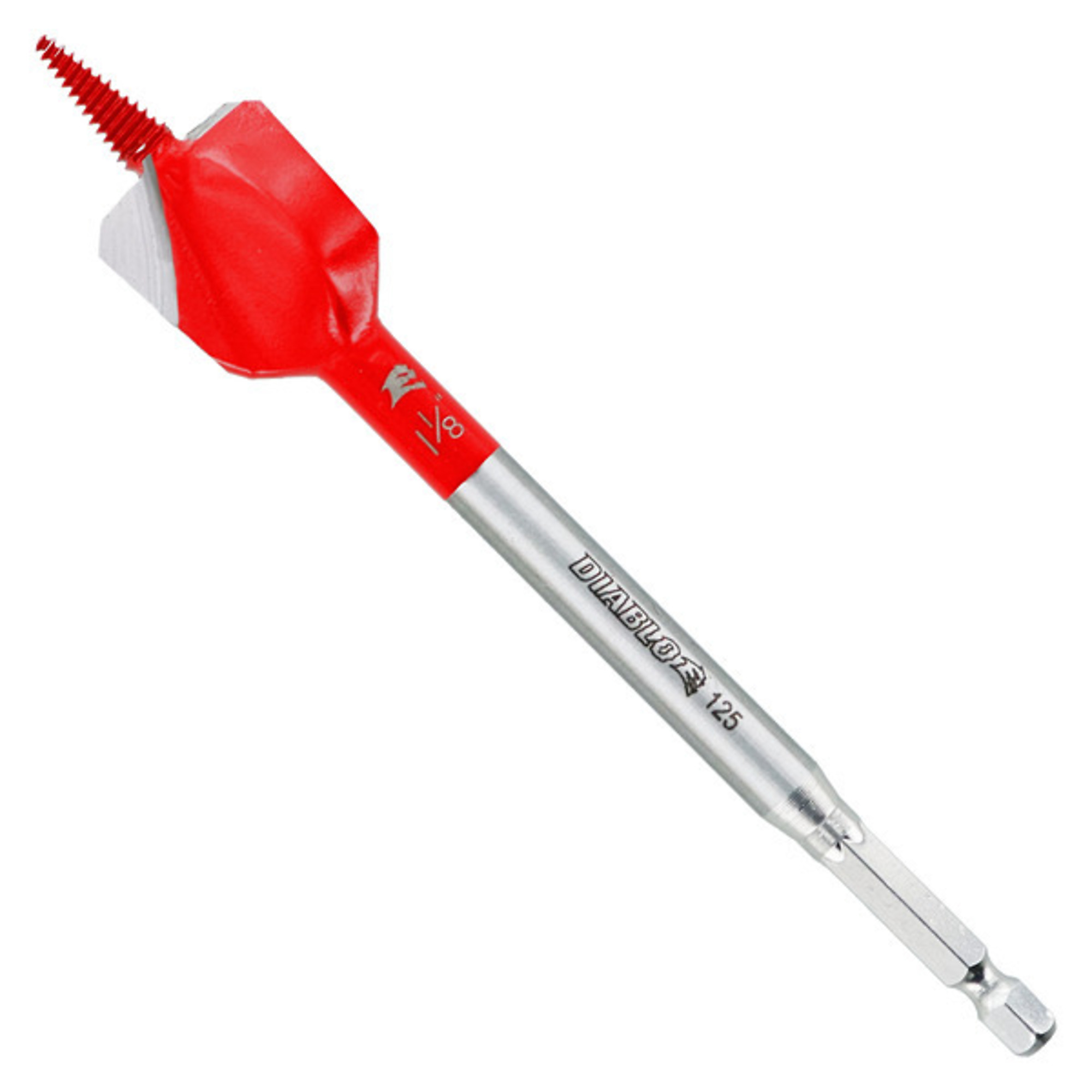 Diablo Tools, 1-1/8in. x 6in. Spade Bit for Nail-Embedded Wood, Size (SAE) 1-1/8 in, Included (qty.) 1 Model# DSPD4060